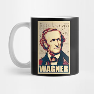 Richard Wagner musical notes Mug